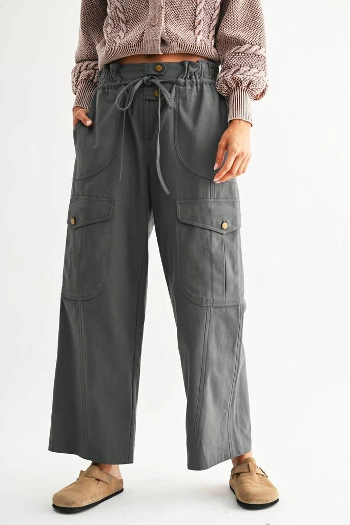 Camellia Camellia - Wide-leg Cargo Utility Trousers 10
