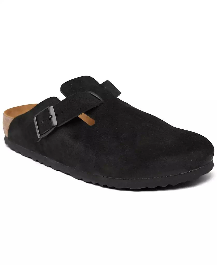 Birkenstock Women's Boston Soft Footbed Suede Leather Clogs from Finish Line 1