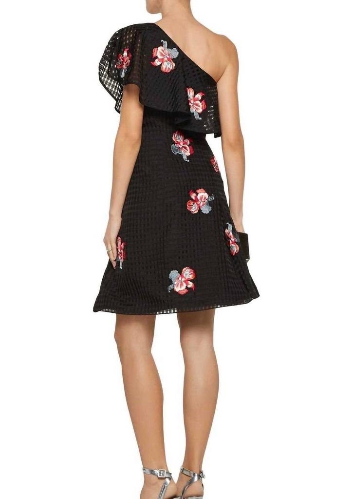 Sachin & Babi Sachin & Babi - Anita Embroidery One Shoulder Dress