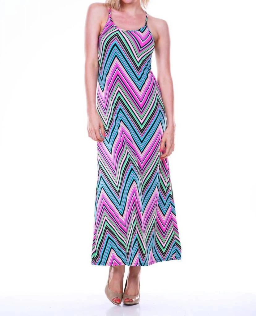 chinese dress ladies The Adalina Modest Chiffon Dress main image 1