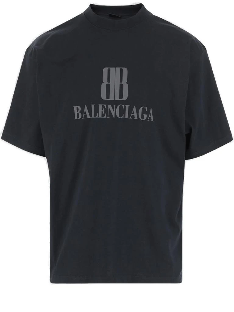 Balenciaga Balenciaga Nano BB Medium Fit T-Shirt from Cettire