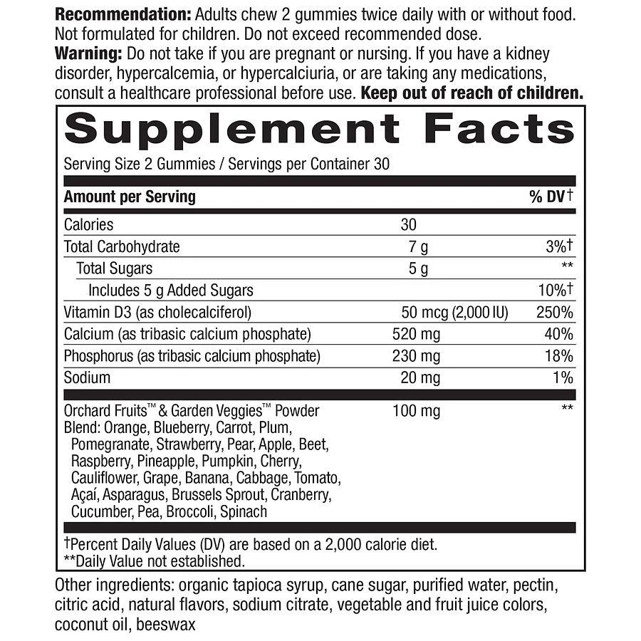 Alive! Calcium + D3 Gummy 4