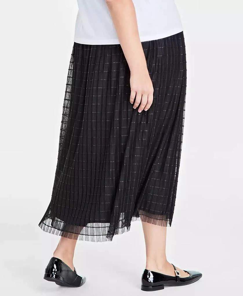 On 34th Plus Size Tulle A-Line Midi Skirt, Created for Macy's 2