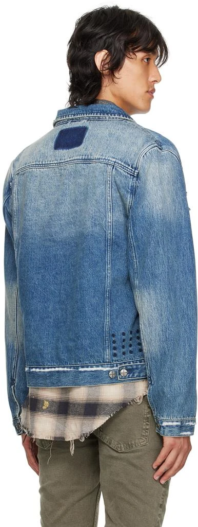 Ksubi Blue Classic Denim Jacket 3