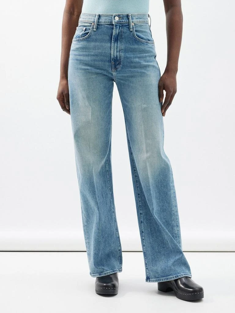 MOTHER The Lasso Sneak wide-leg jeans 1