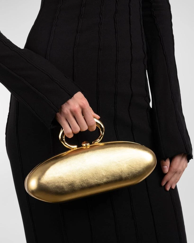 Alexis Bittar Molten Gold Bullet Minaudiere - Gold 2