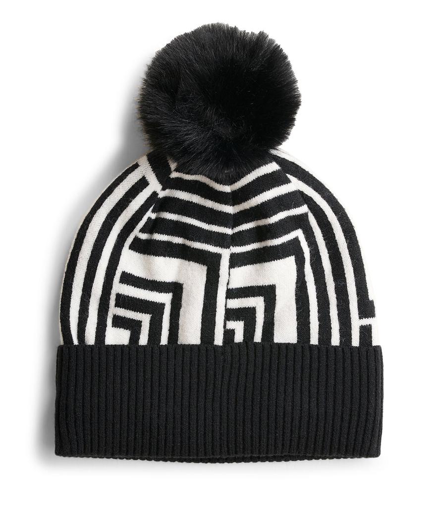 Karl Lagerfeld Paris ART DECO POM BEANIE