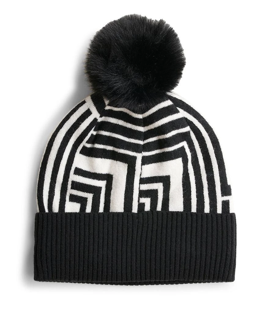 Karl Lagerfeld Paris ART DECO POM BEANIE 2