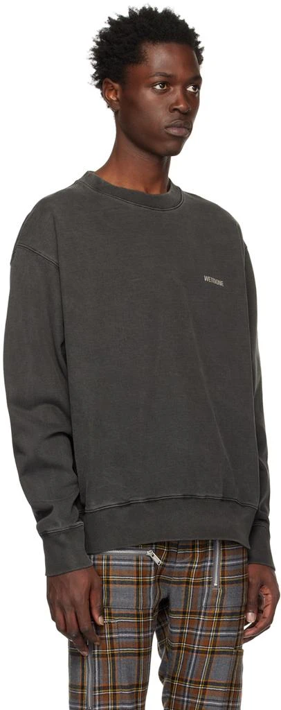 We11done Gray Basic Sweatshirt 2