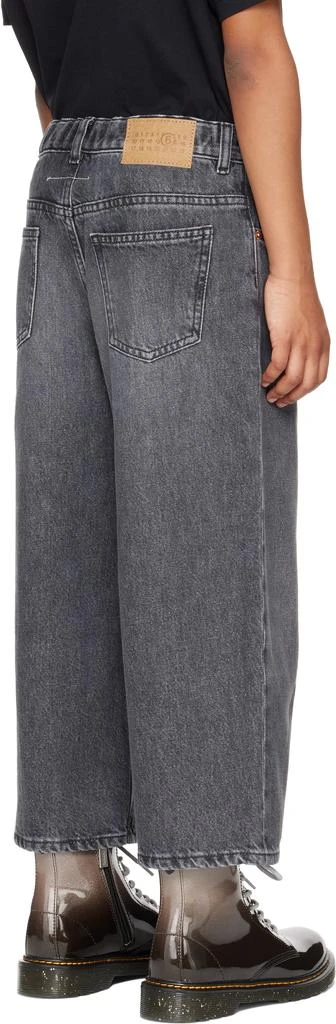 MM6 Kids Gray 5 Pockets Jeans 3