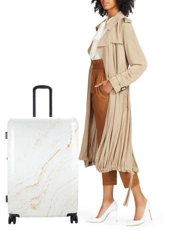 Calpak 3-Piece Marble Print Spinner Suitcase Set 2