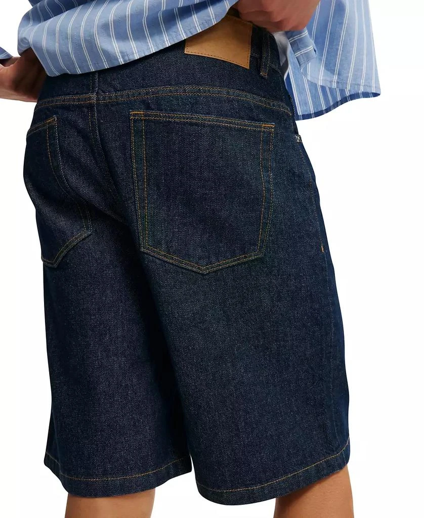 Cotton On Men's Baggy Denim Shorts 4