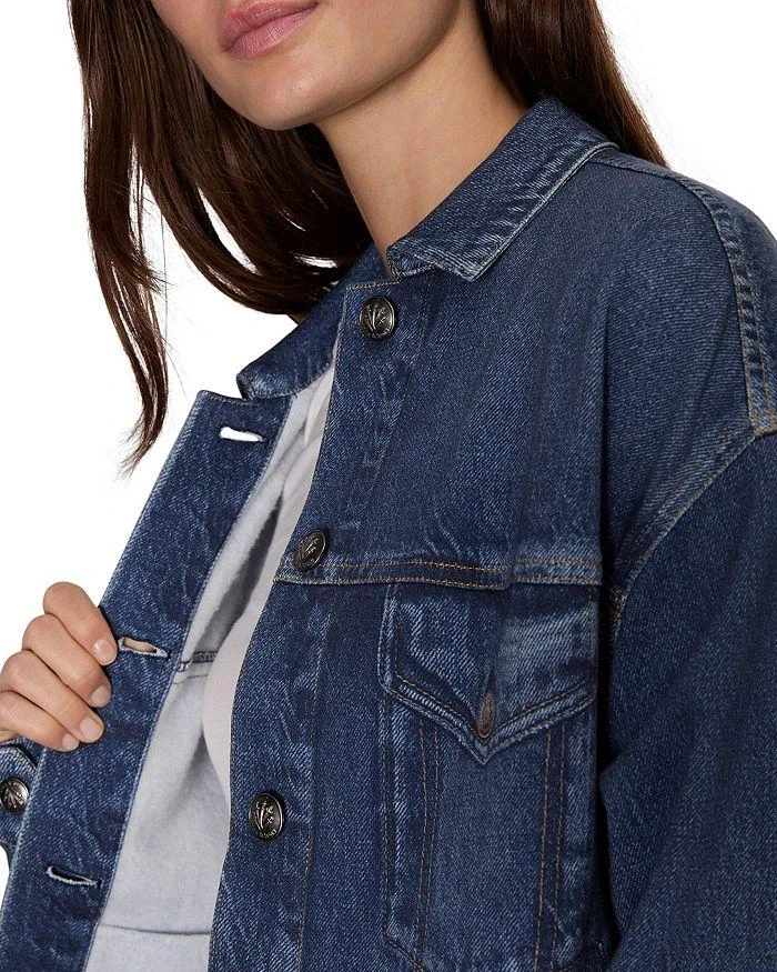 Rag & Bone Miramar Fleece Terry Trucker Jacket 6