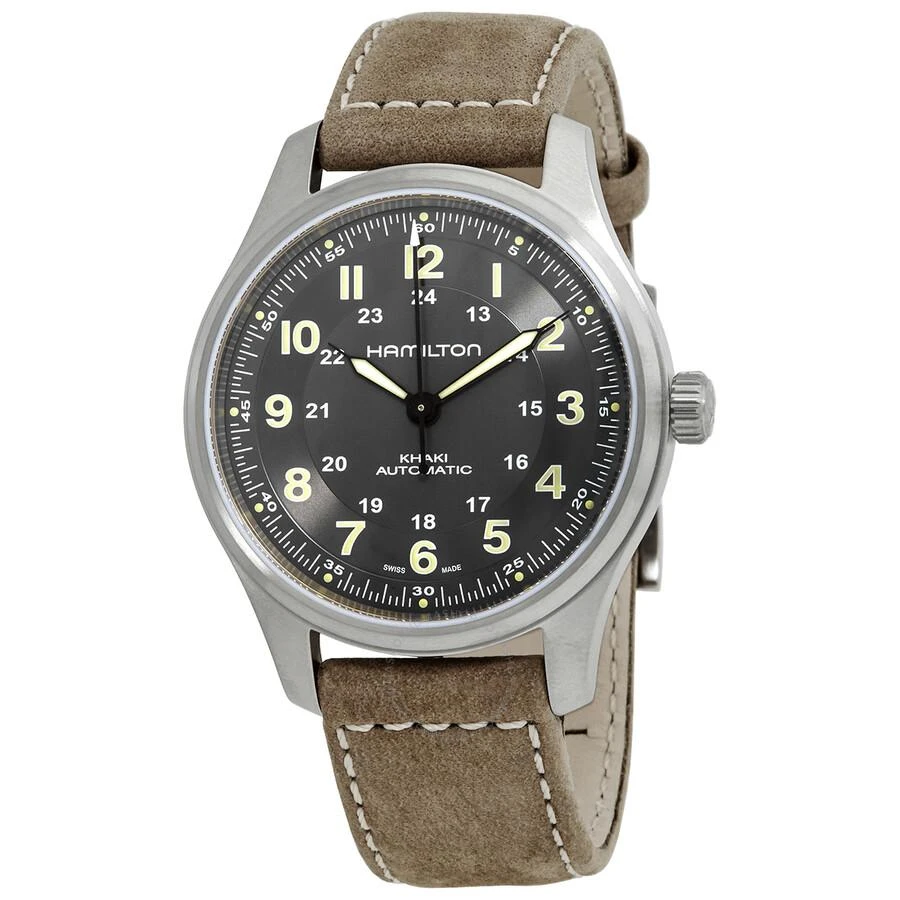 Hamilton Khaki Field Automatic Black Dial Men's Watch H70545550 1