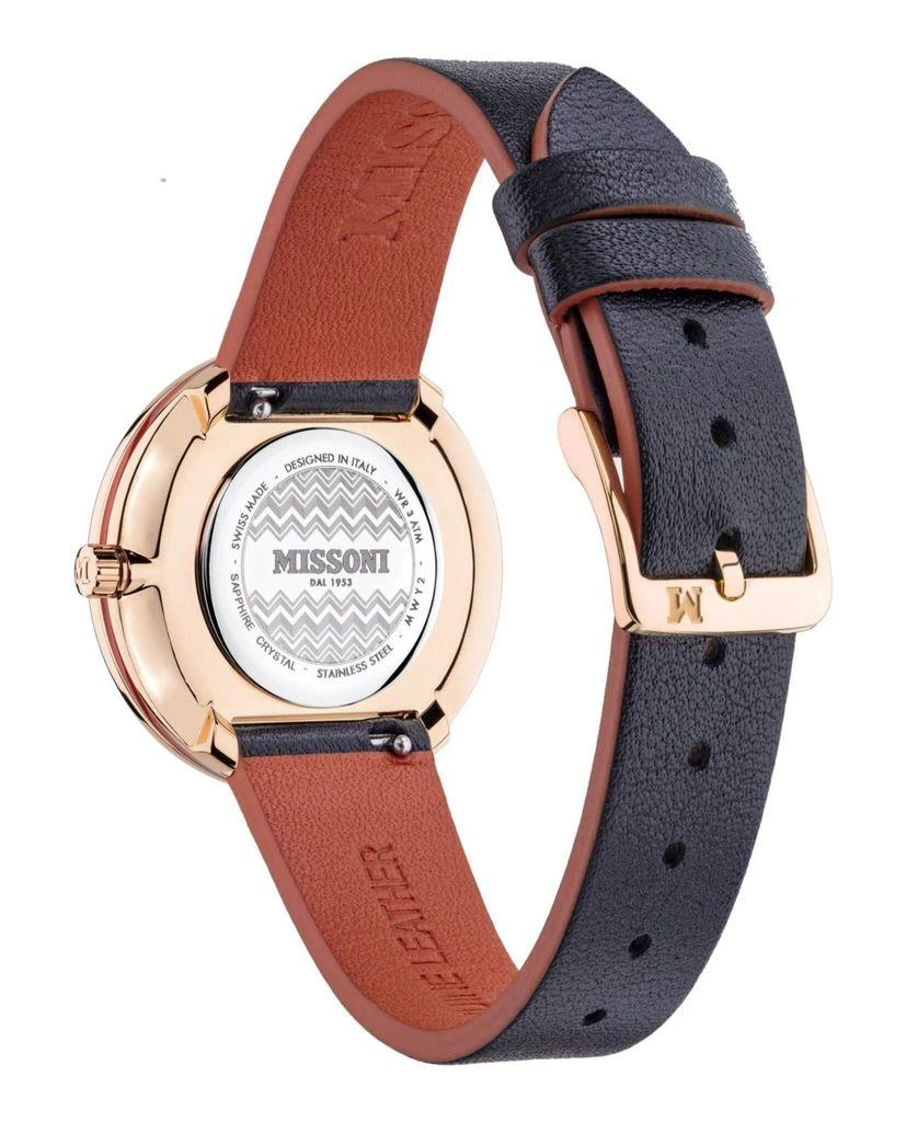 missoni Missoni M1 Leather Watch 1