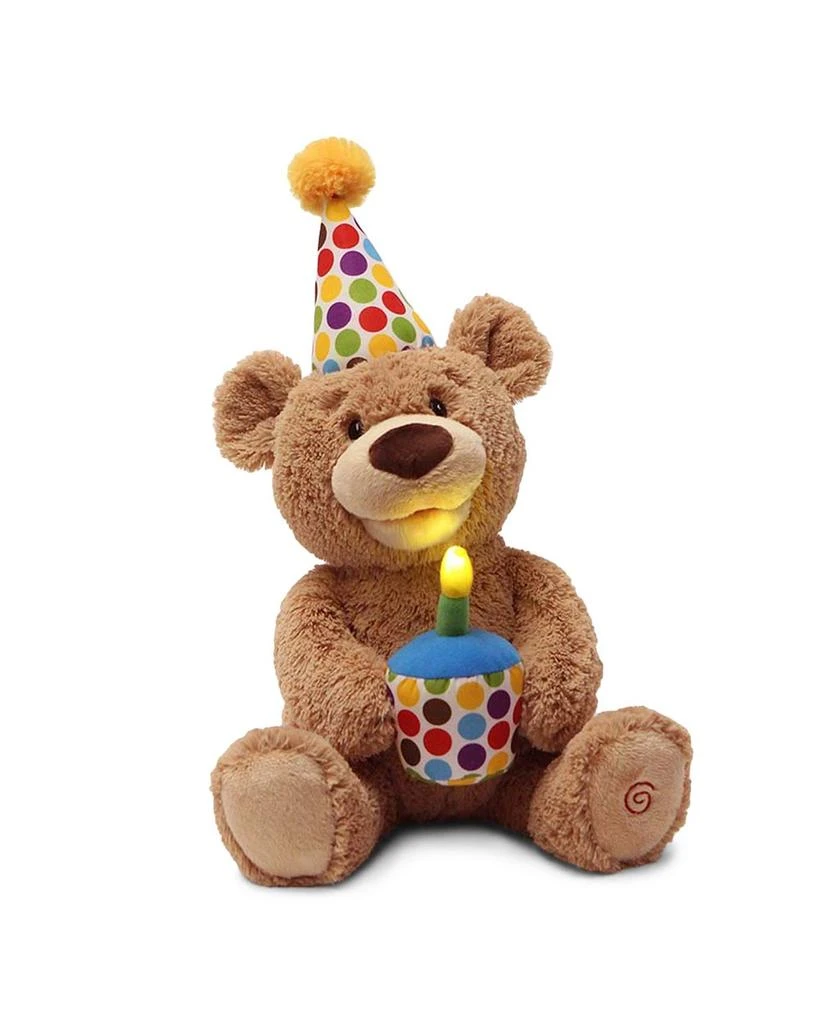 GUND Happy Birthday Animated Bear Singing Light Up Plush Stuffed Animal, 10"- Ages 3+ 2