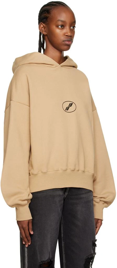 We11done Beige Center Basic Hoodie 2