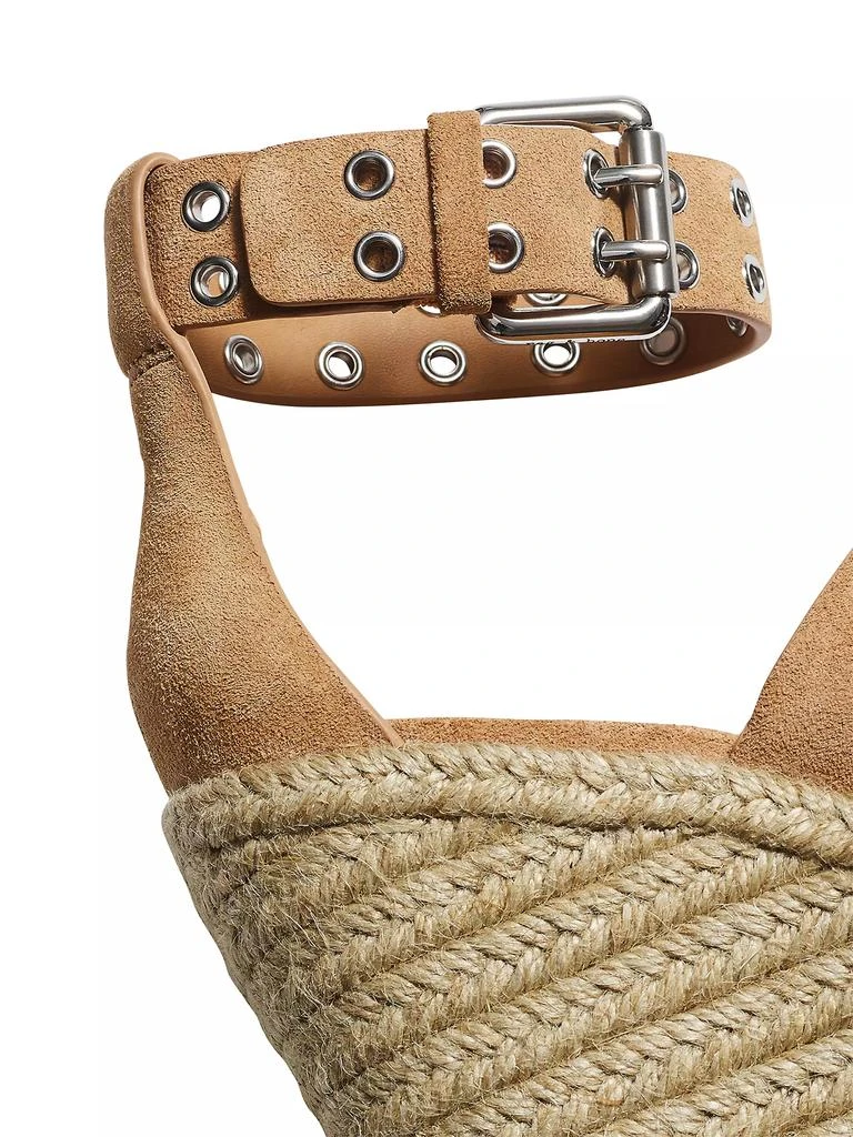 Rag & Bone Anteros 110MM Suede Wedge Espadrilles 5