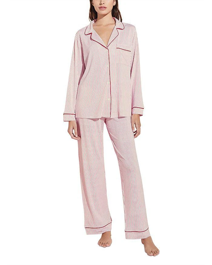 Eberjey Gisele Printed Long Pajama Set 1