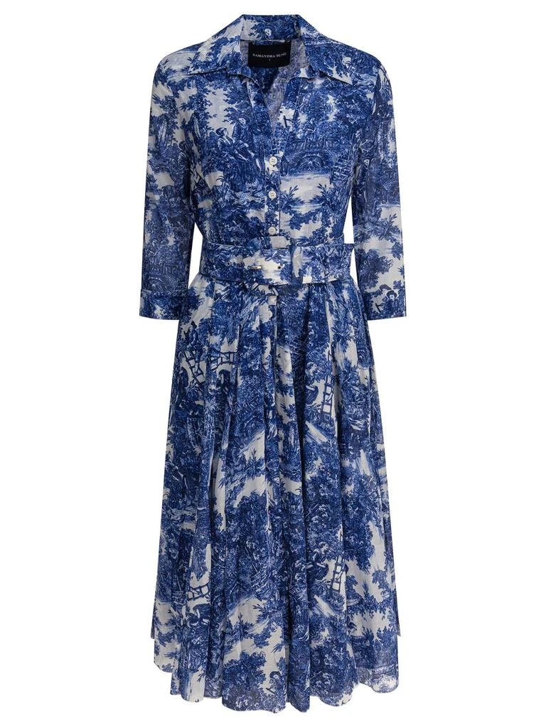 SAMANTHA SUNG Samantha Sung Aster Shirt Dress 1