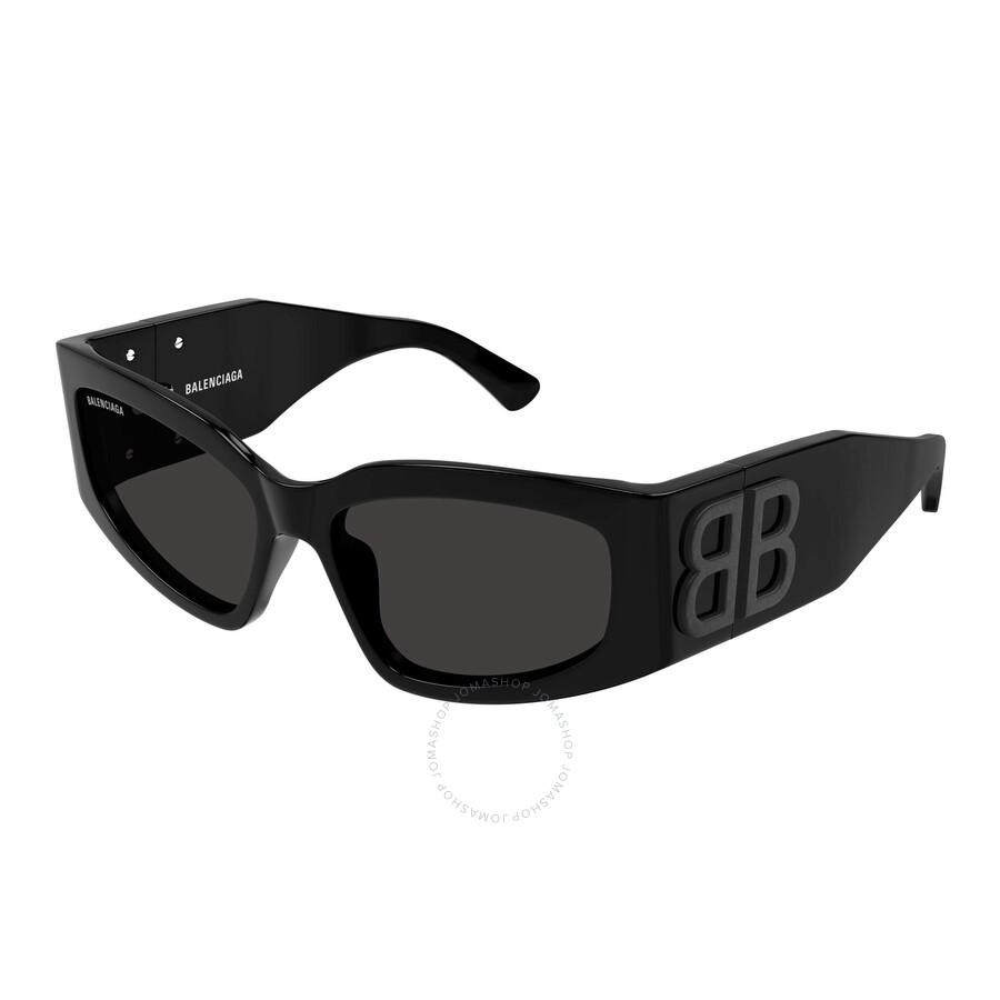 サングラス BALENCIAGA Balenciaga - BB0367S-001 - BLACK-BLACK-GREY Balenciaga Bb0367s-001 Black-black-grey - Sunglasses