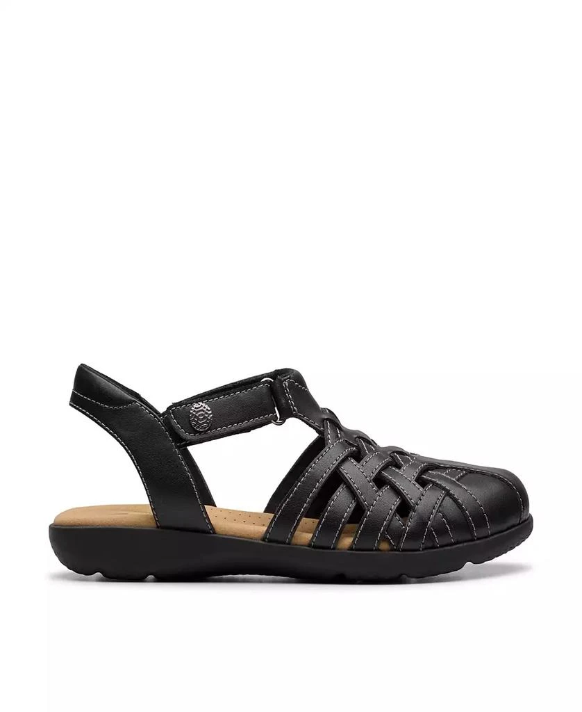Clarks Collection Women's Elizabelle Mia Riptape Flat Sandals 2