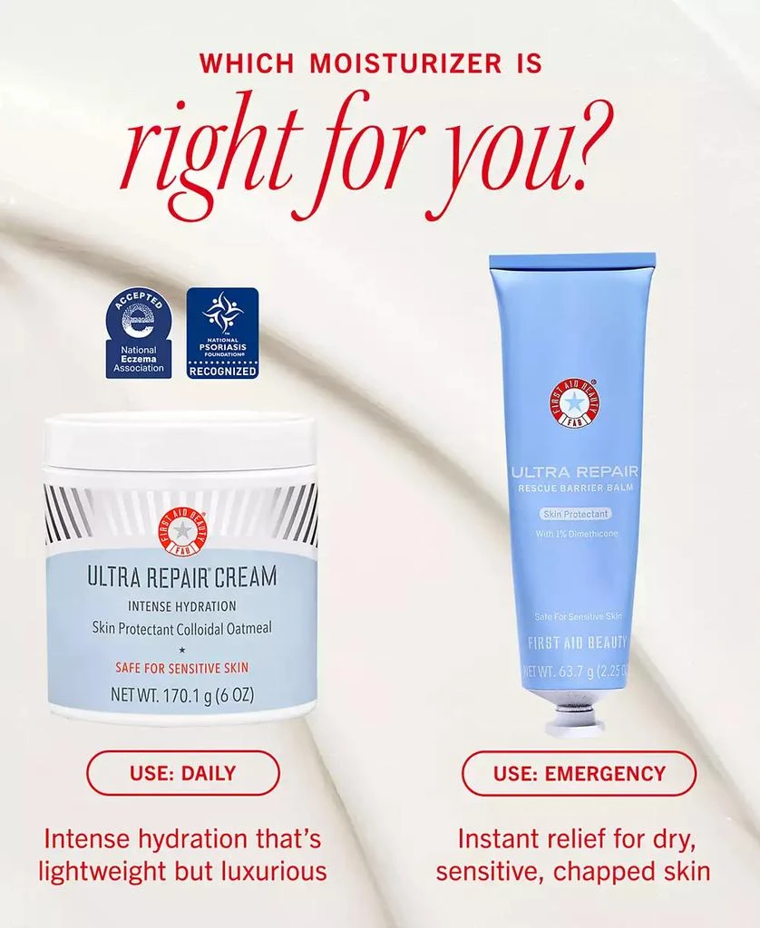 First Aid Beauty Ultra Repair Rescue Barrier Balm With Dimethicone, 2.25 oz. 10