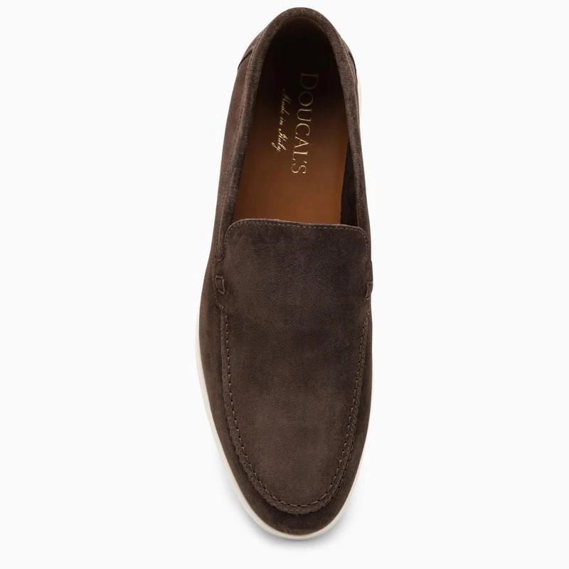 Doucal's Brown suede moccasin 4