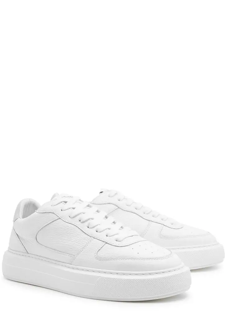 CLEENS Court grained leather sneakers 2