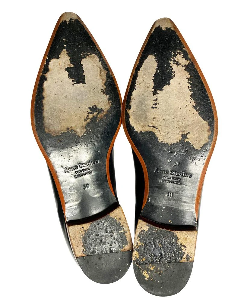 Acne Studios Martha Oxfords in Black Leather 5
