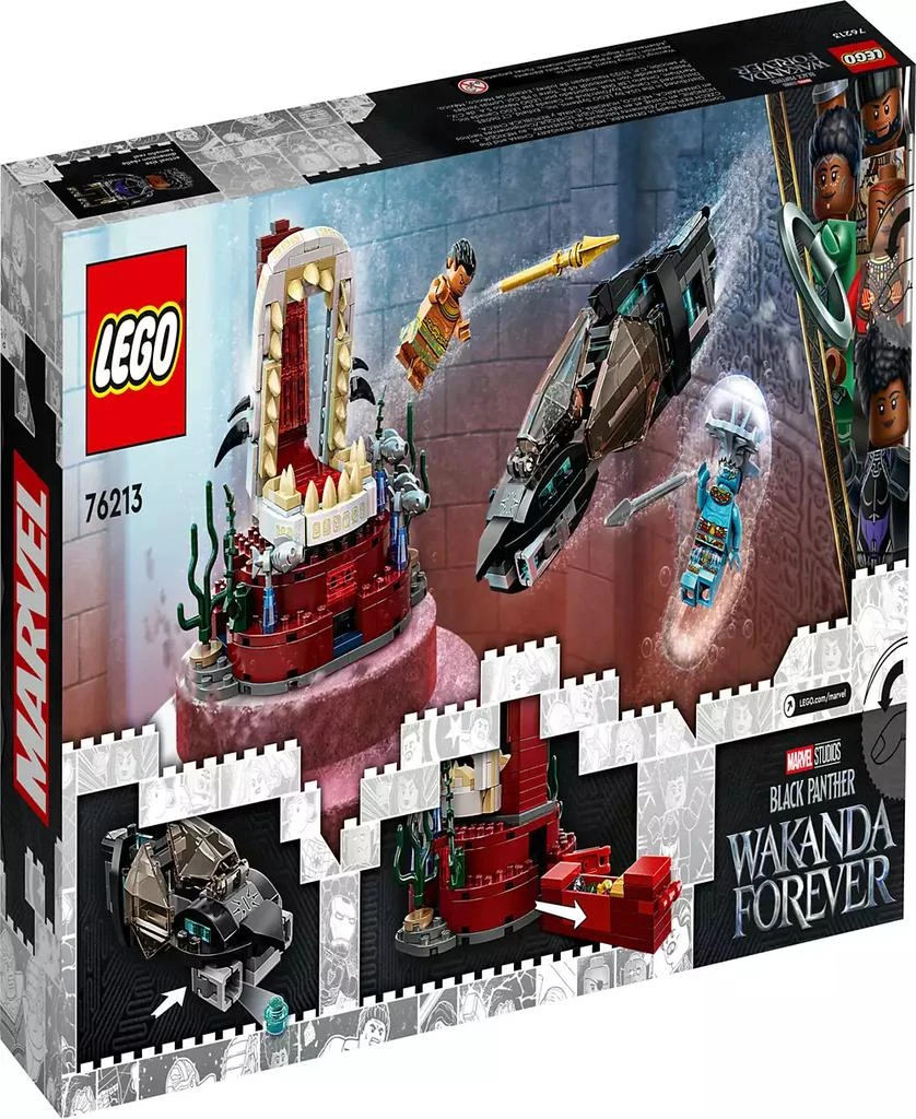 LEGO Super Heroes Marvel King Namor’s Throne Room 76213 Building Set, 355 Pieces 4