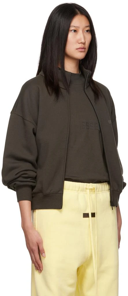 Essentials Gray Full Zip Jacket 2