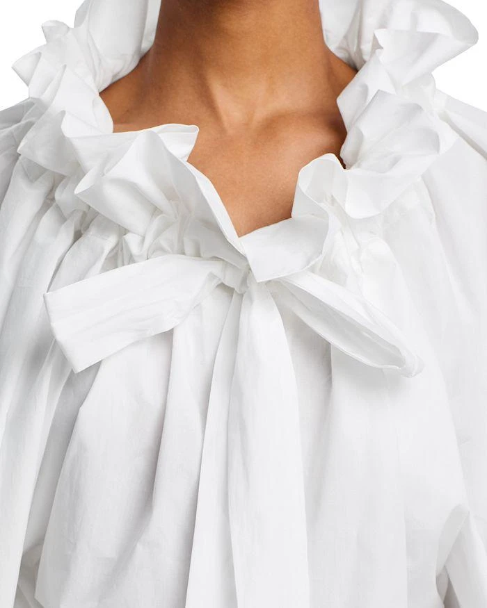 Essentiel Oversized High Collar Peasent Top 4