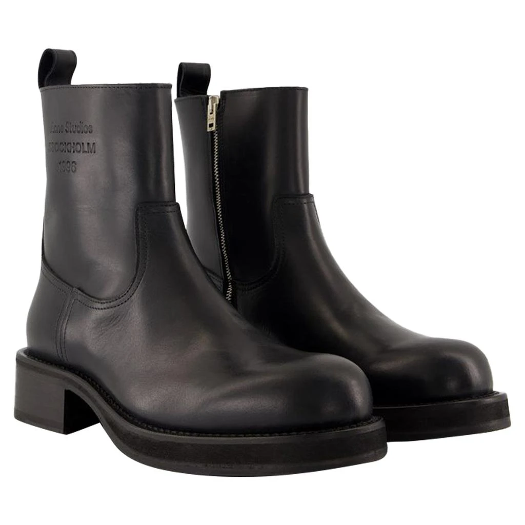 Acne Studios Fn Mn Shoe000280 Ankle Boots -  - Leather - Black 2