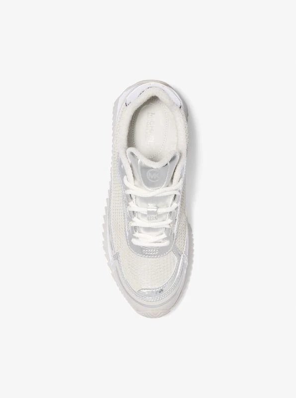 Michael Kors Byrdie Metallic Mesh Trainer 4