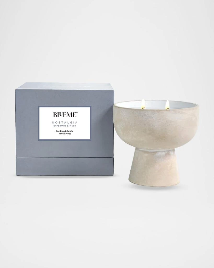 Blueme Nostalgia Medium Candle - Bergamot 
Musk