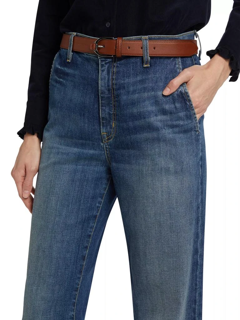 Nili Lotan Anna High-Rise Stretch Wide-Leg Jeans 6