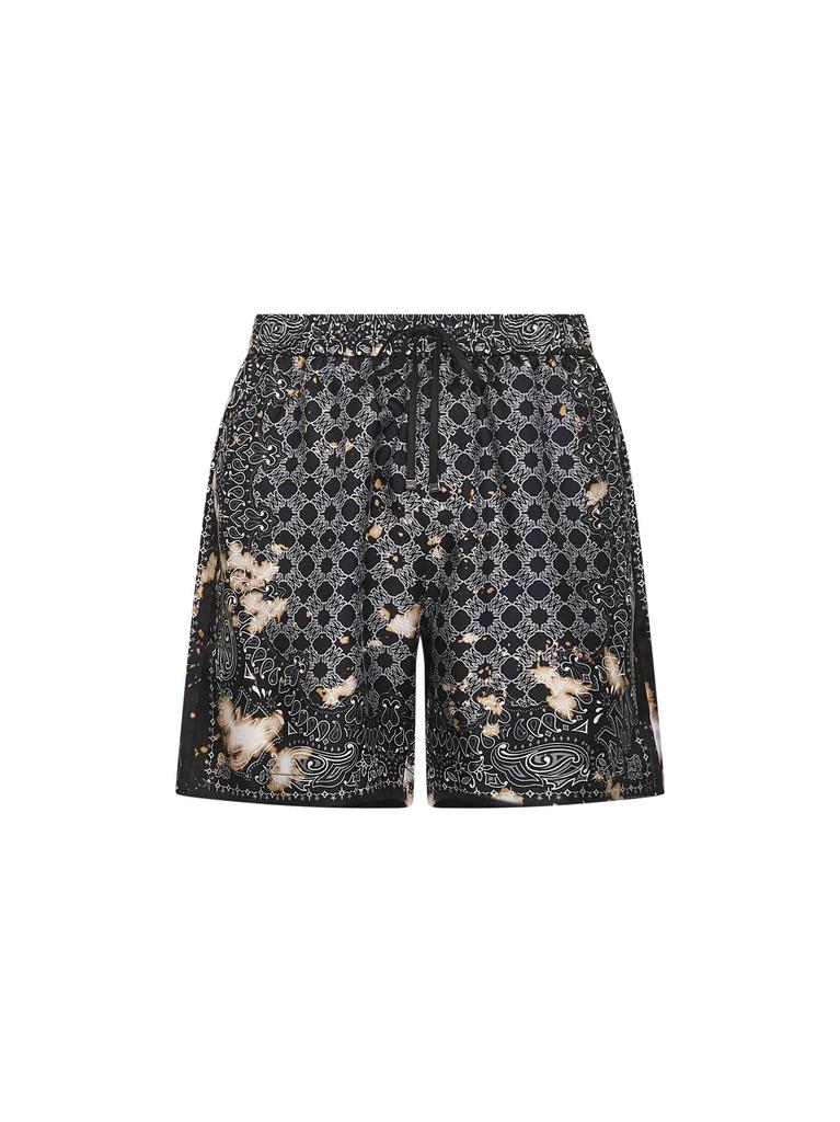 AMIRI AMIRI | Black MA Quad Bleach Bandana shorts | Man | M