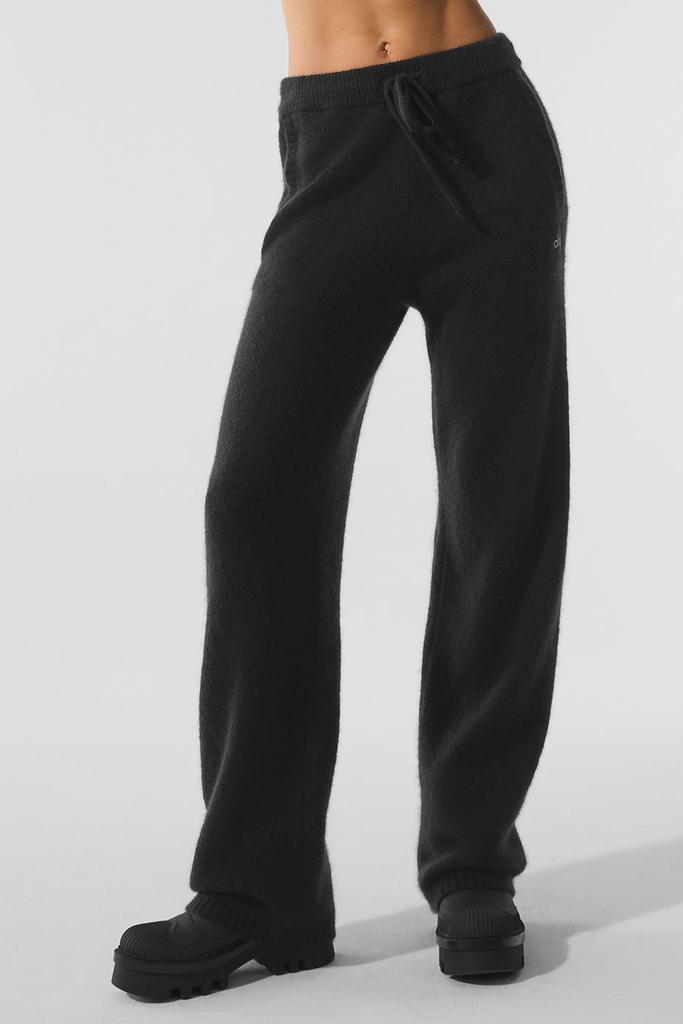 Alo New Class Cashmere Sweatpant - Black