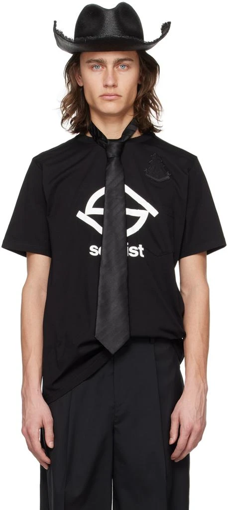 TAKAHIROMIYASHITA TheSoloist. Black Bone Emblem T-Shirt 1