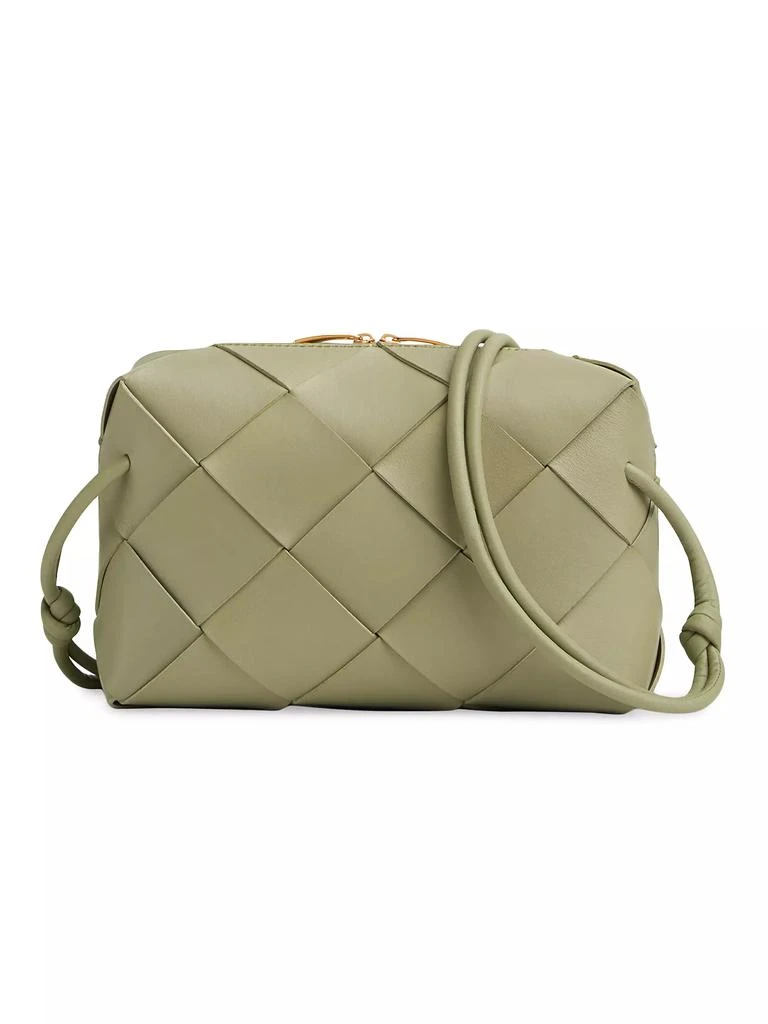 Bottega Veneta Small Cassette Intreccio Leather Camera Bag 1