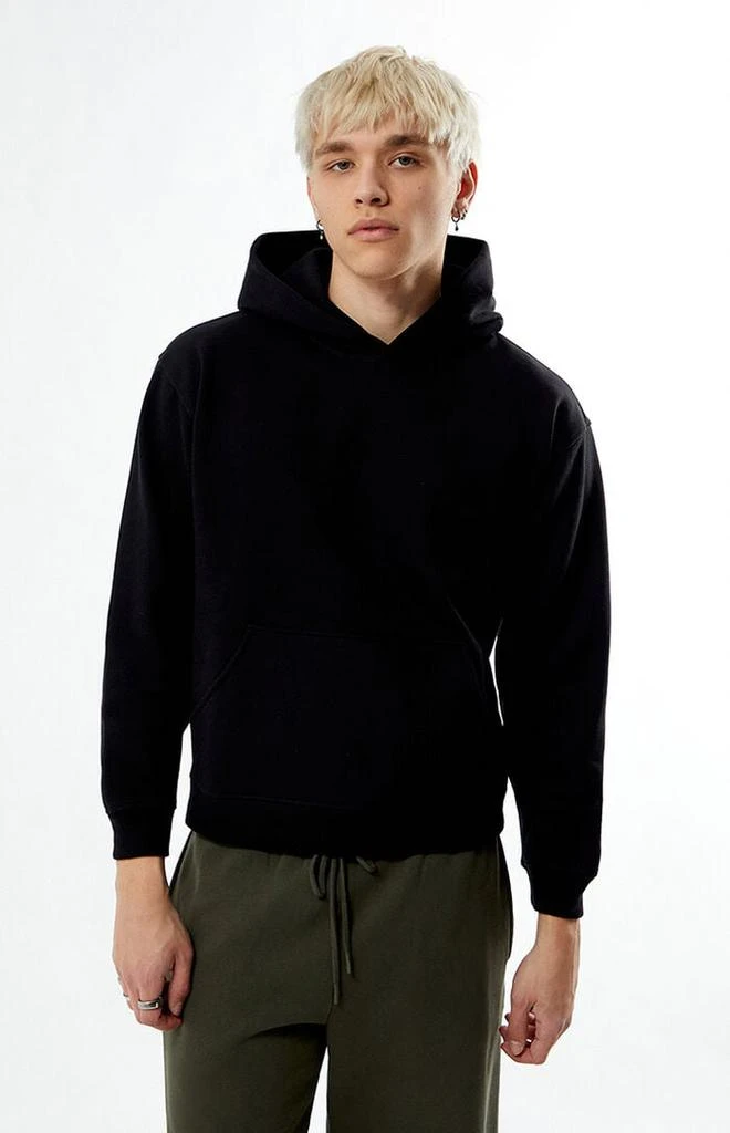 PacSun Black Solid Color Hoodie 1