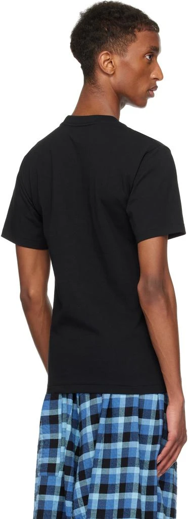 Bape Black & Red Flame Ape Face T-shirt 3