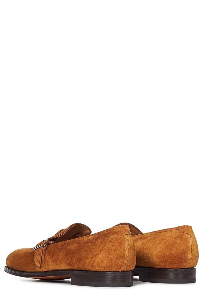 John Lobb John Lobb Buckle-Detailed Almond Toe Loafers 4