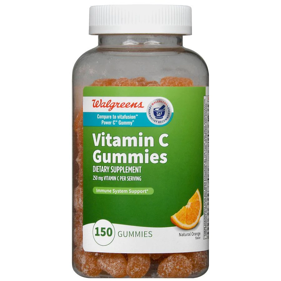 Walgreens Vitamin C 250 mg Gummies Natural Orange 2