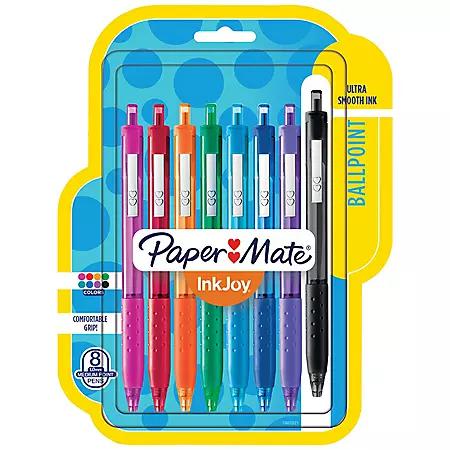 Paper Mate Paper Mate - InkJoy 300RT Ballpoint Pen, Assorted Ink, Medium - 8 Pens