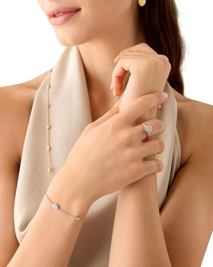 Marco Bicego 18K Yellow Gold Siviglia Diamond Cluster Ring 2