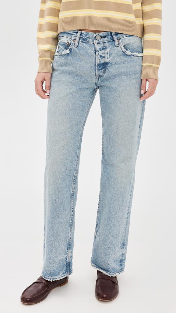 MOUSSY VINTAGE Wildwood Straight-Low Jeans