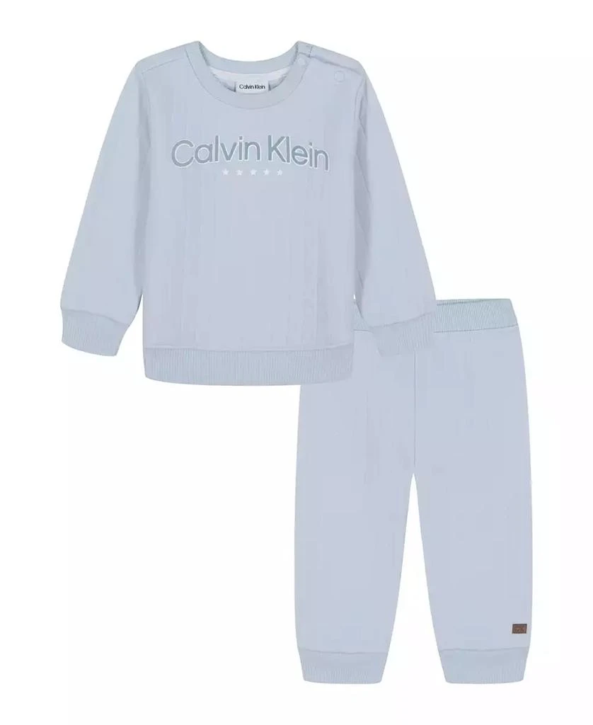 Calvin Klein Baby Boys
 T-Shirt and Joggers, 2-Piece Set