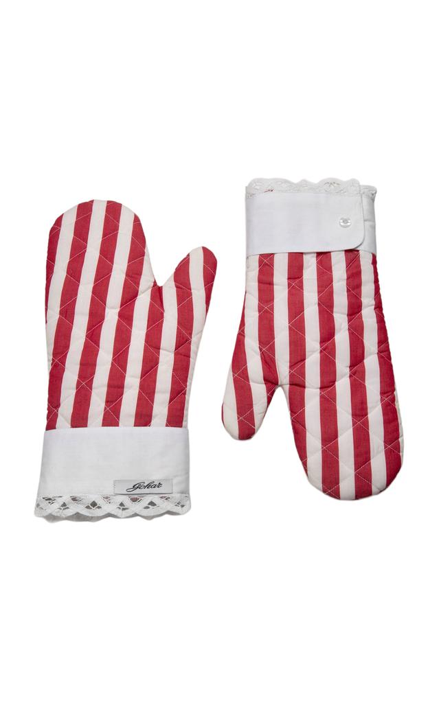 Gohar World Gohar World - Cotton Oven Gloves - Red - Moda Operandi
